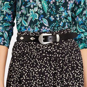 Isabel Marant Djola Studded Leather Belt, Black